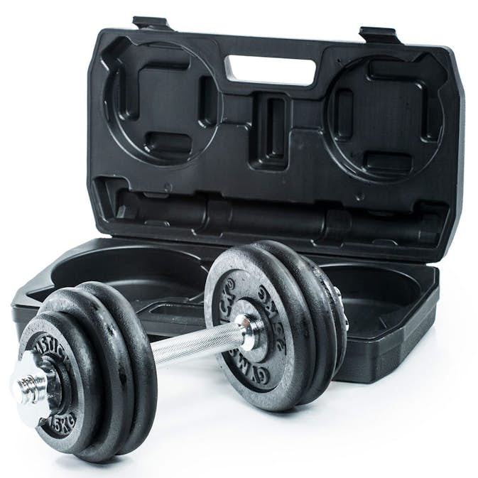 Hantel Gymstick Adjustable Dumbbell Set Ställbar 15 kg